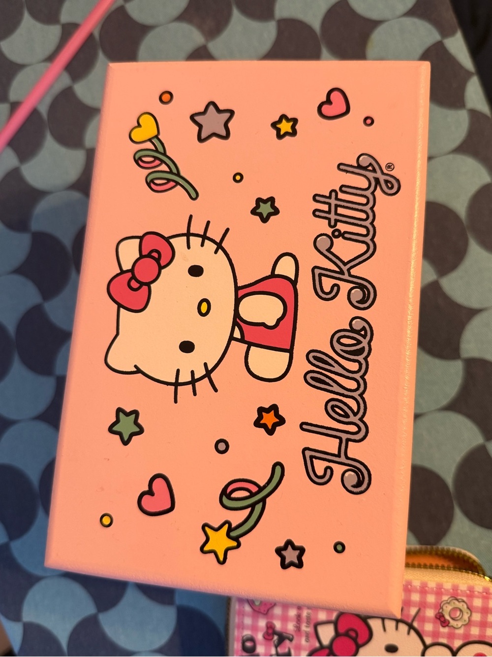 Hello Kitty pink jewelry box and wallet